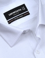 Self White Tailored Smart Fit Shirt FS20423SF-15