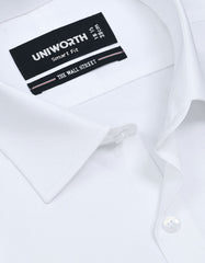 Self White Smart Fit Shirt FS20426SF-15