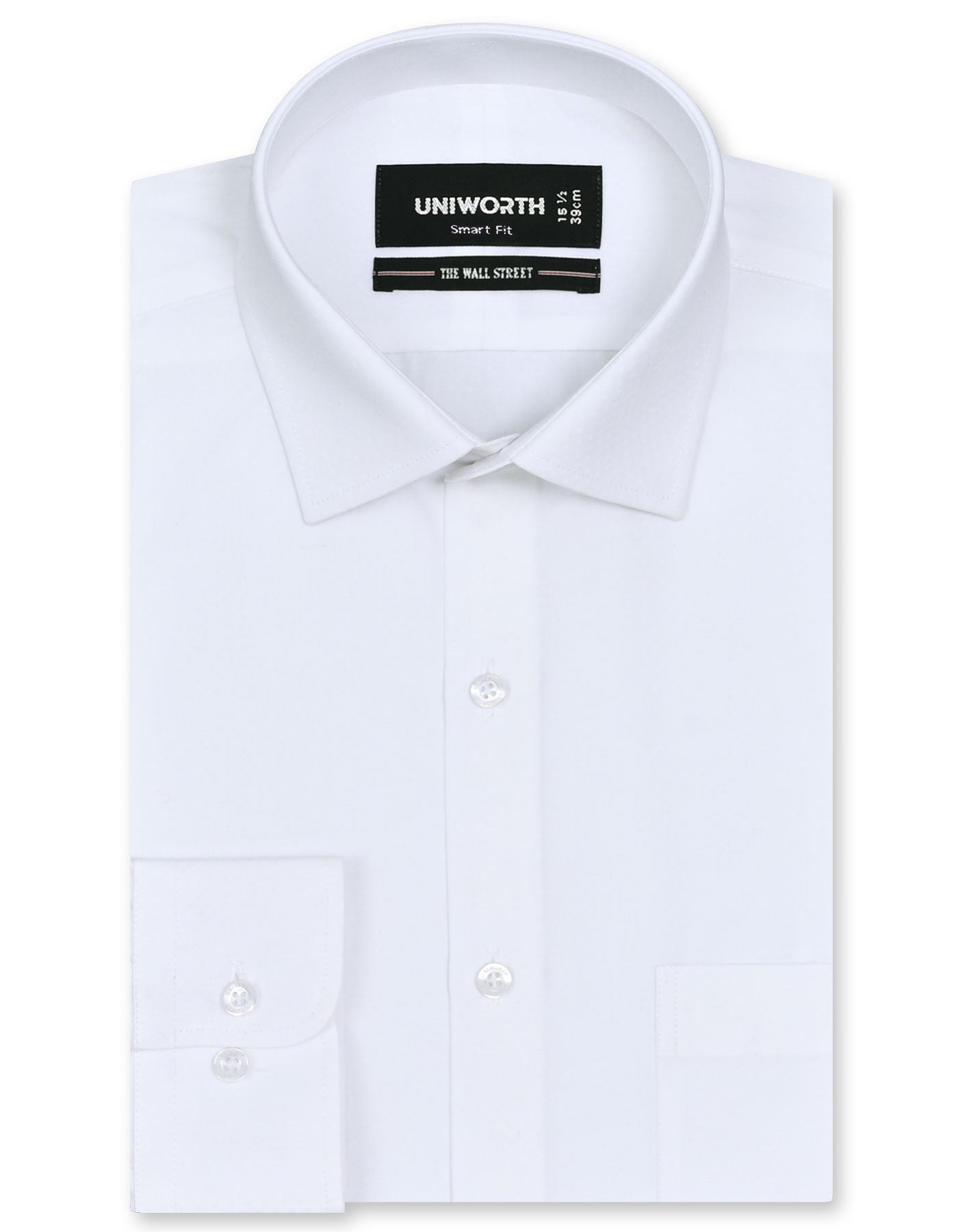 Self White Smart Fit Shirt FS20426SF-14.5