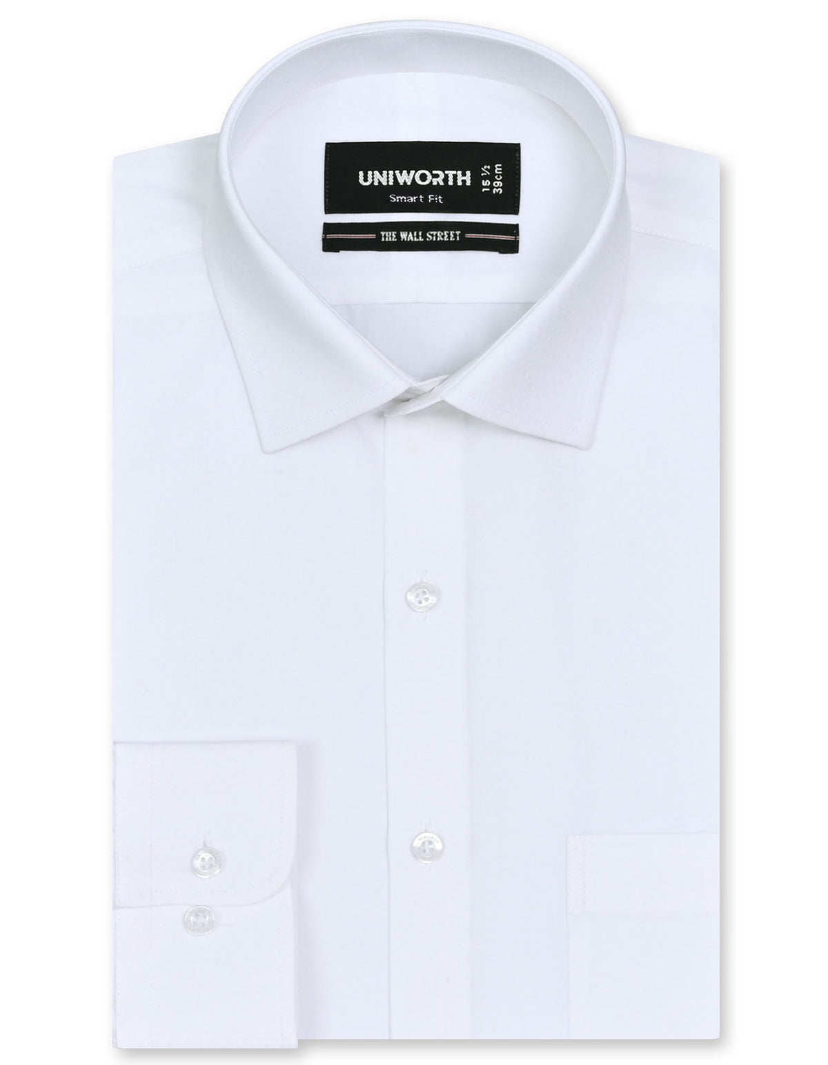 Self White Smart Fit Shirt FS20426SF-14.5