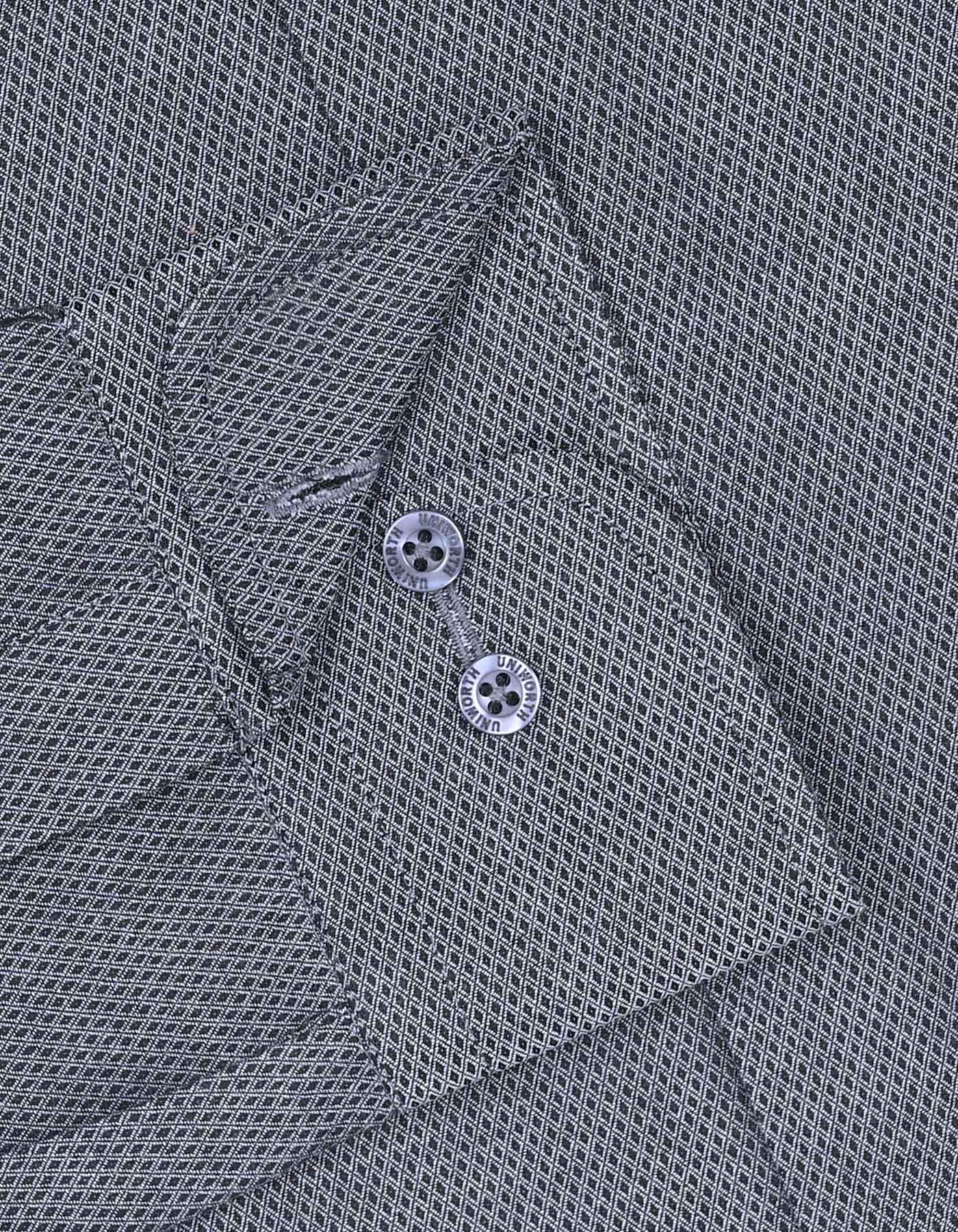 Self Grey Classic Fit Shirt FS20427RF-15.5