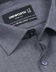 Self Grey Smart Fit Shirt FS20427SF-15