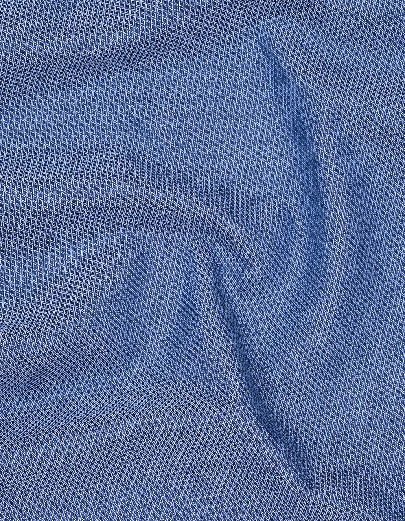 Self Blue Classic Fit Shirt FS20428RF-16