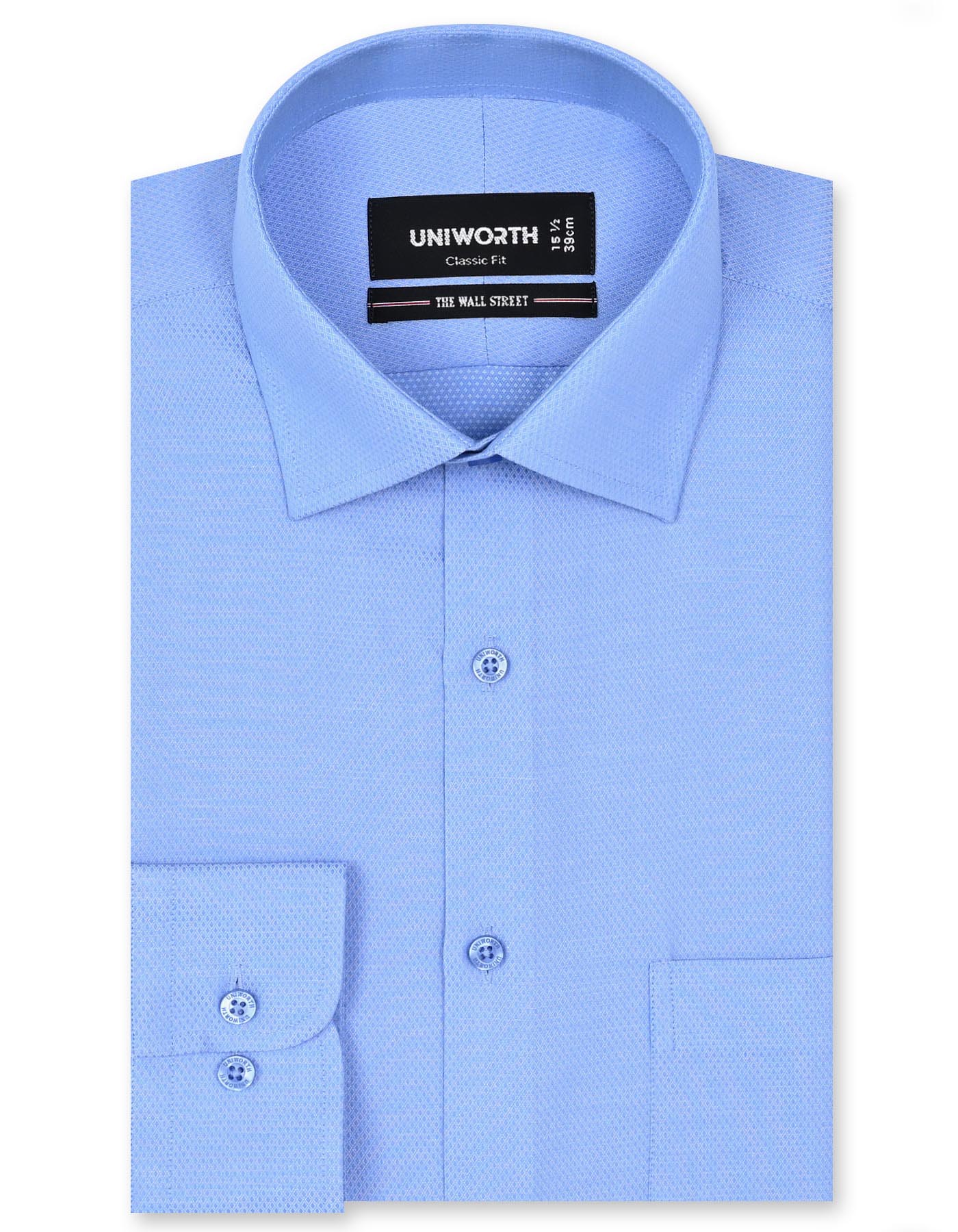 Self Sky Classic Fit Shirt FS20430RF-14.5