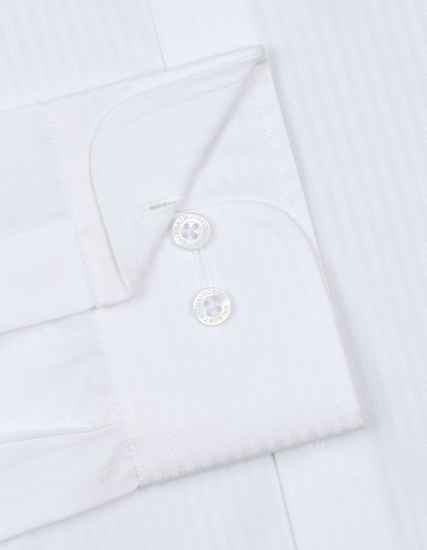 Self White Smart Fit Shirt FS20431SF-15.5