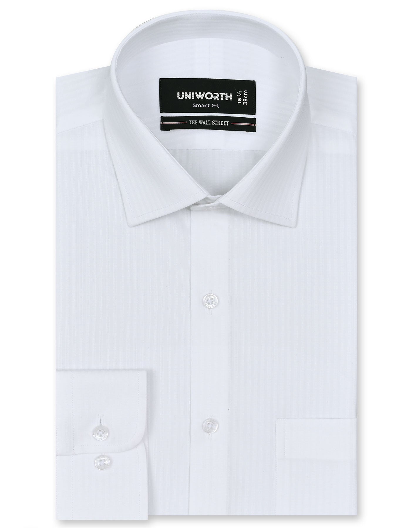 Self White Smart Fit Shirt FS20431SF-14.5