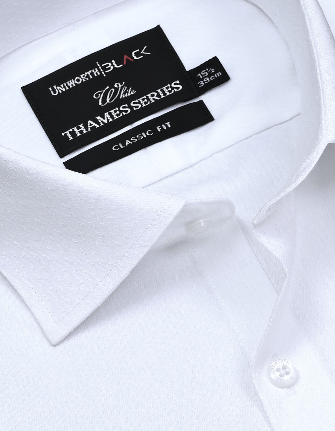 Self White Classic Fit Shirt FS20432RF-15