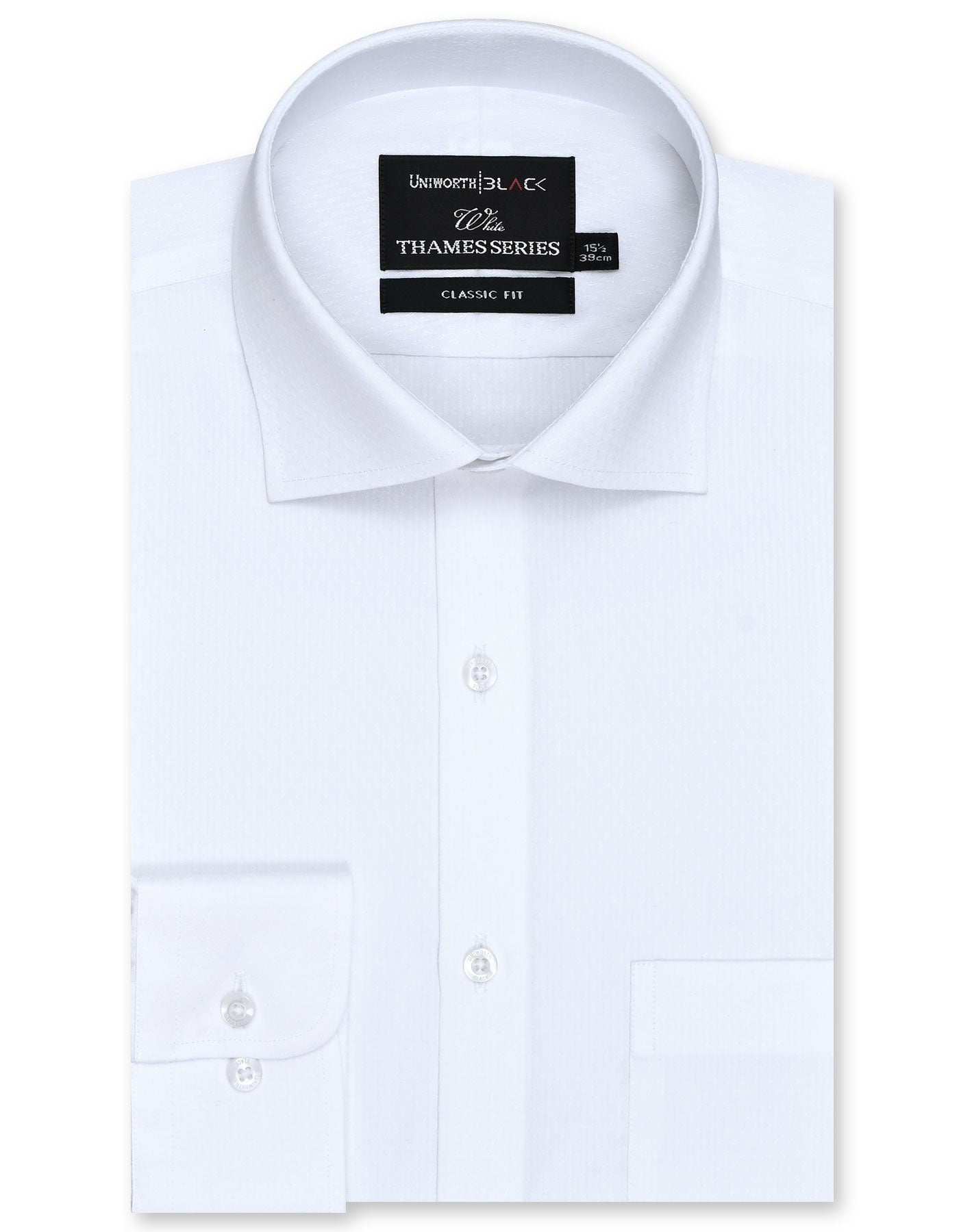 Self White Classic Fit Shirt FS20432RF-14.5
