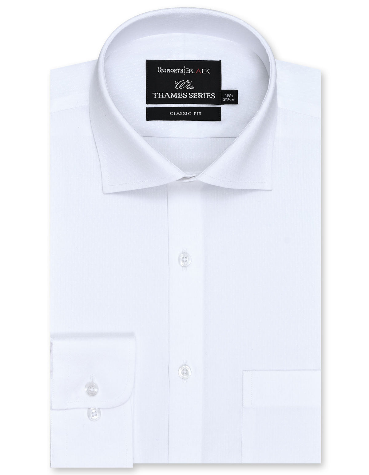 Self White Classic Fit Shirt FS20432RF-14.5