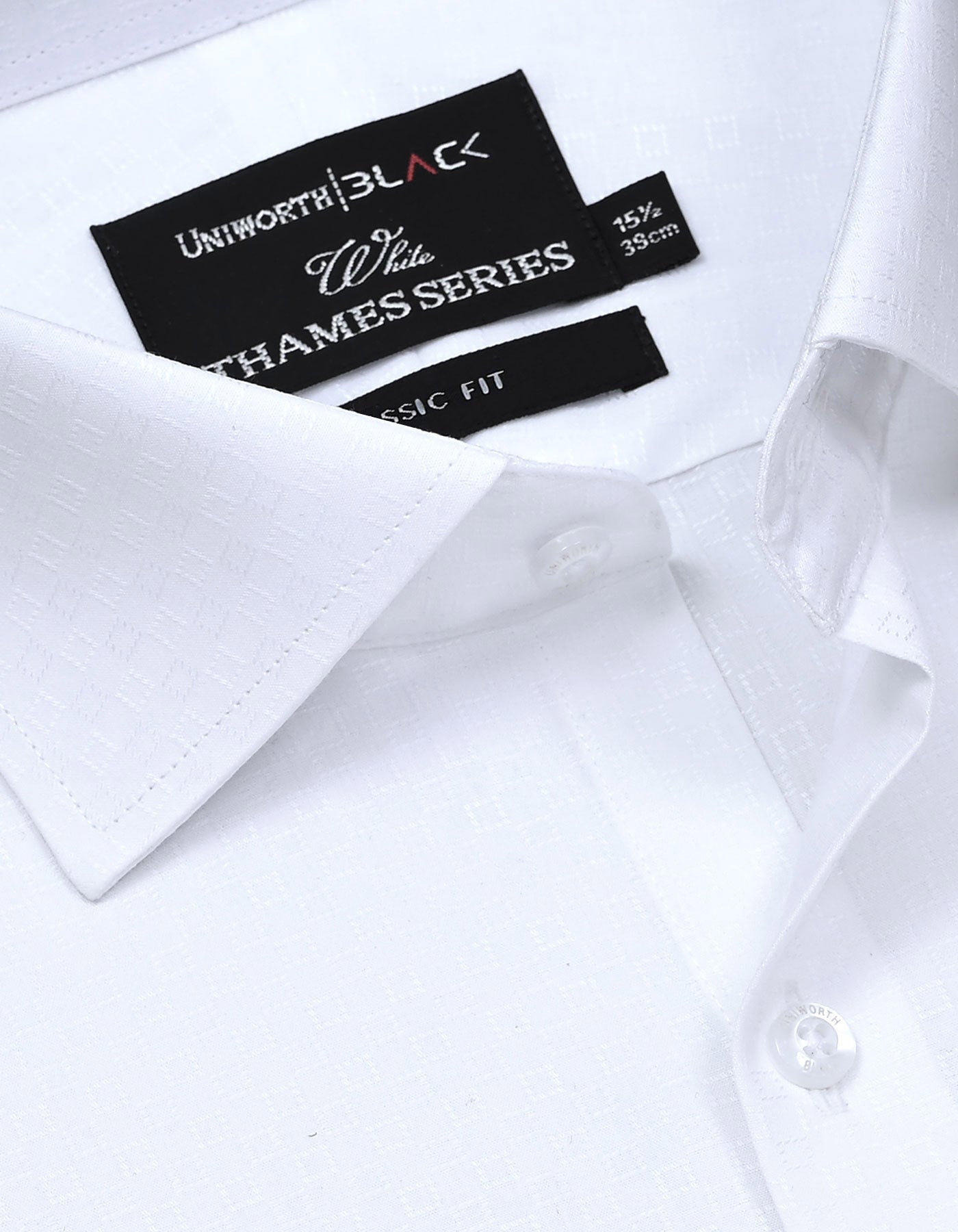 Self White Classic Fit Shirt FS20433RF-15
