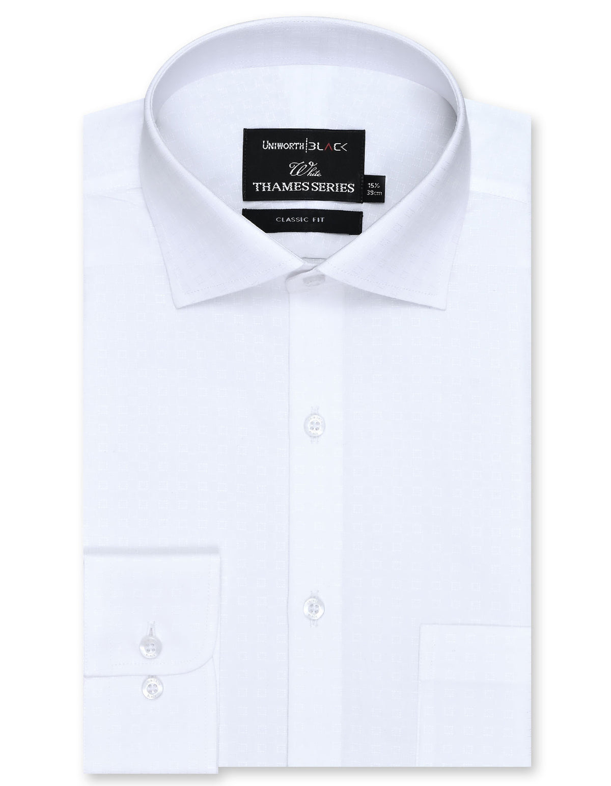 Self White Classic Fit Shirt FS20433RF-14.5
