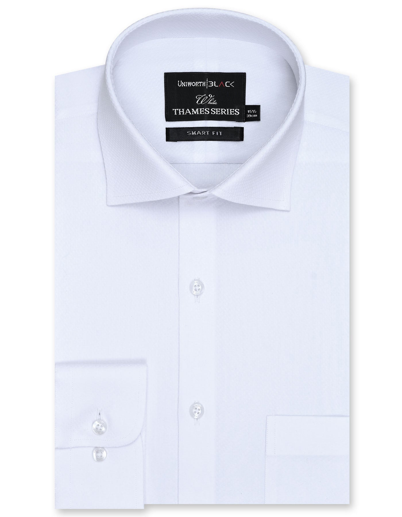 Self White Smart Fit Shirt FS20437SF-14.5
