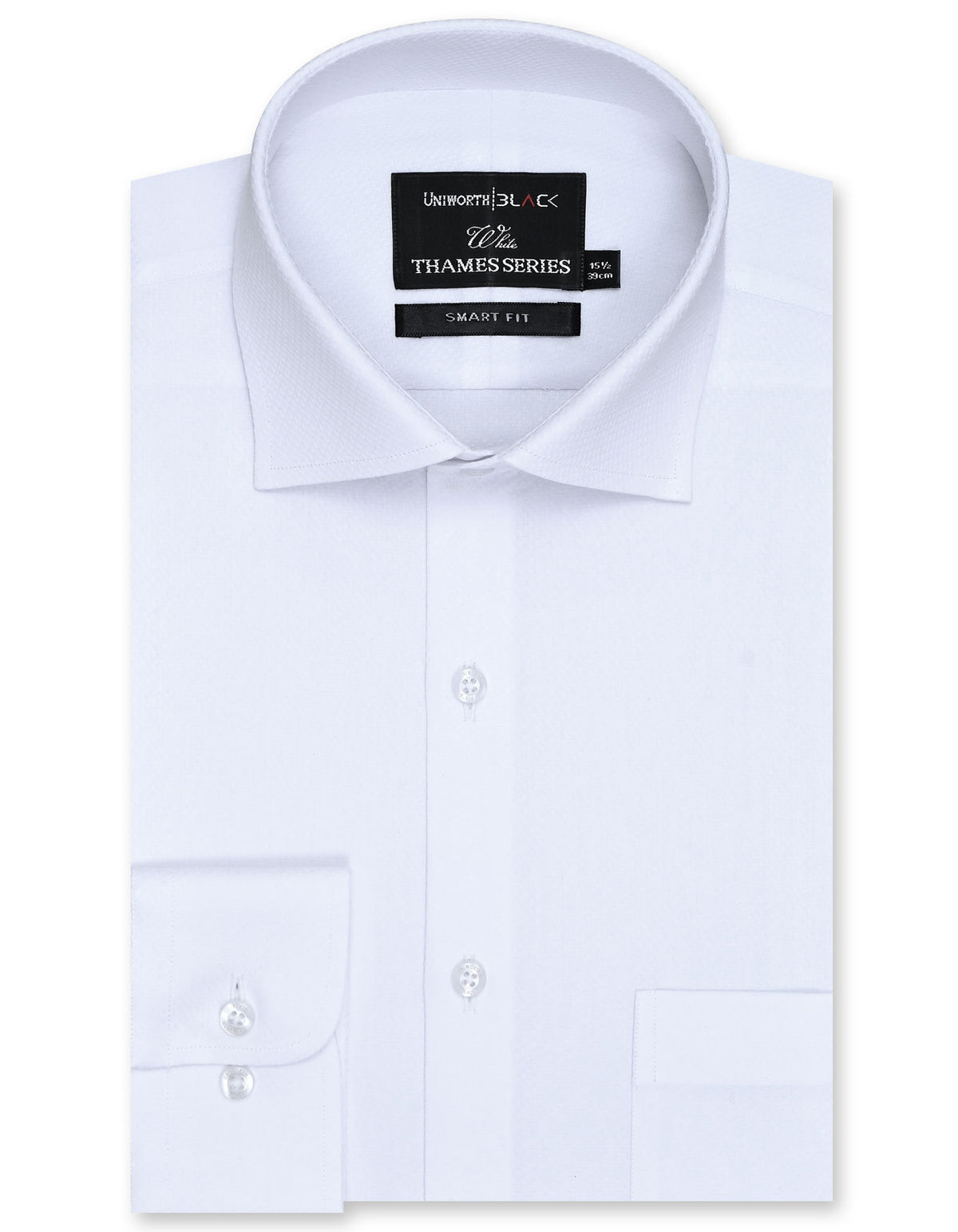 Self White Smart Fit Shirt FS20437SF-14.5