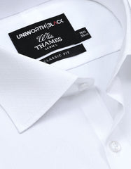 Self White Classic Fit Shirt FS20439RF-15