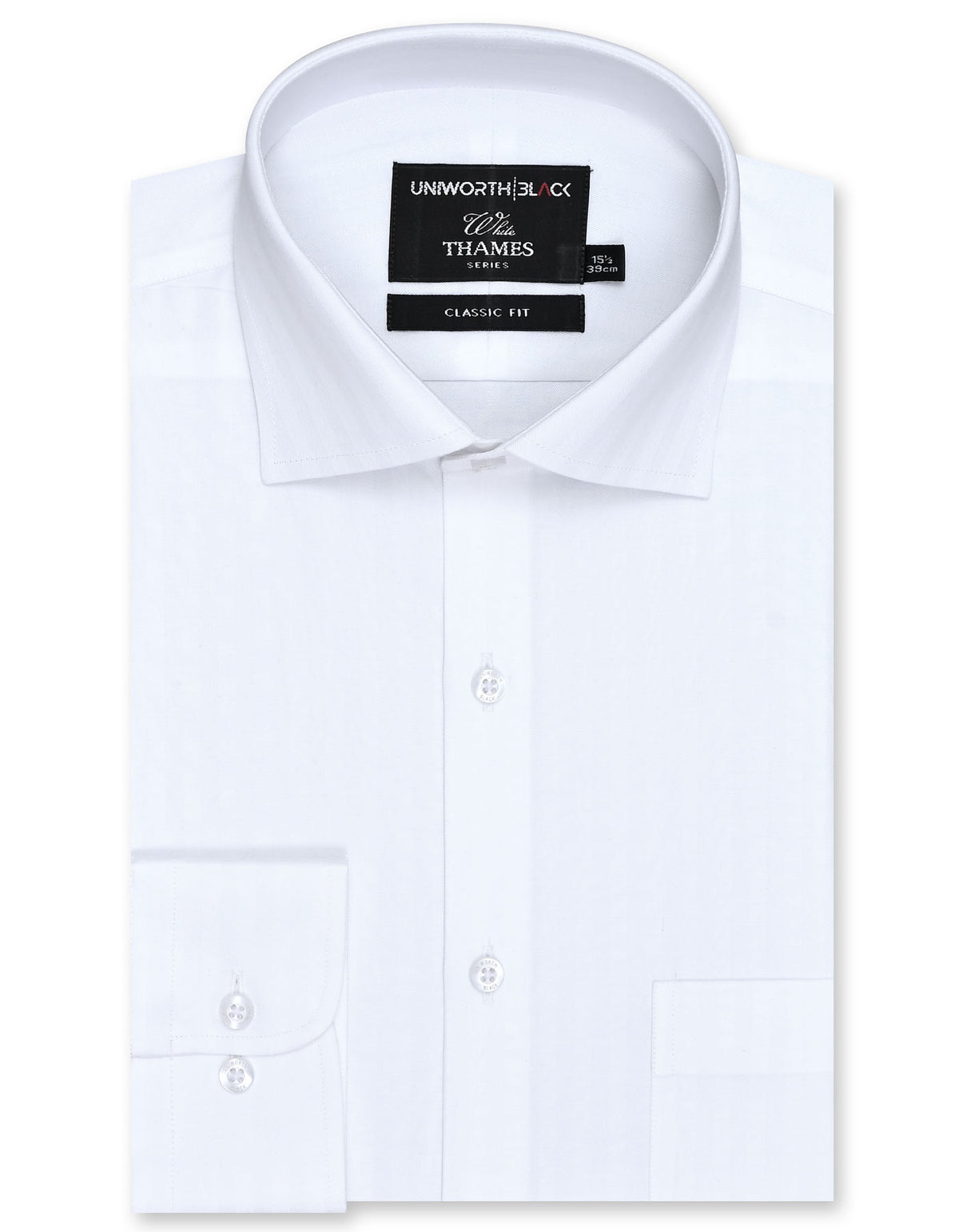 Self White Classic Fit Shirt FS20440RF-14.5