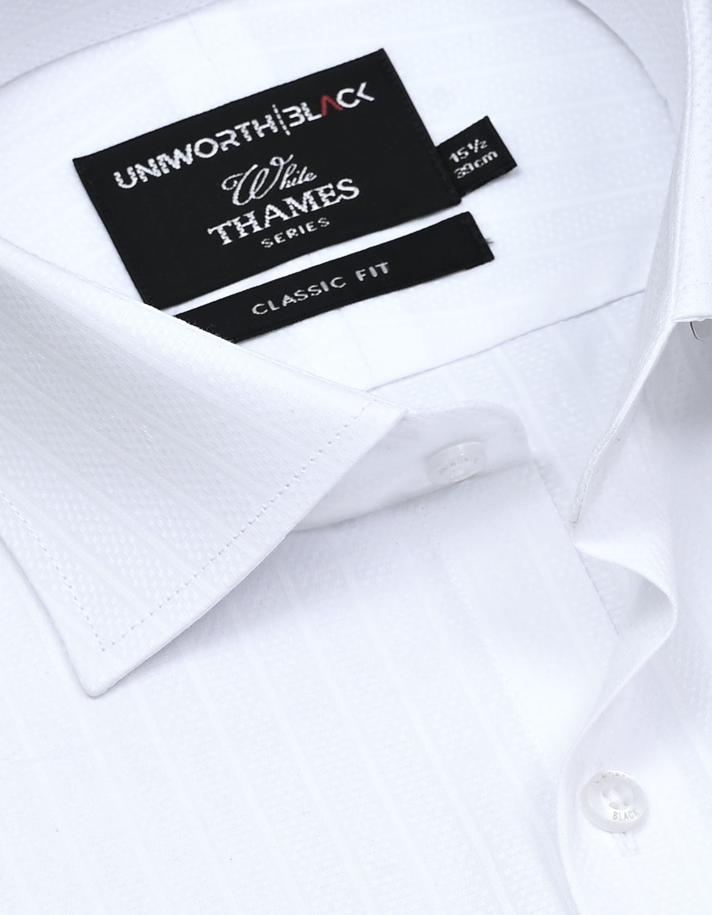 Self White Classic Fit Shirt FS20441RF-15
