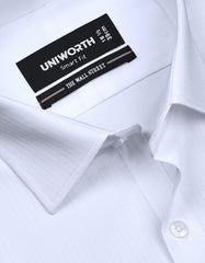 Self White Tailored Smart Fit Shirt FS20443SF-15