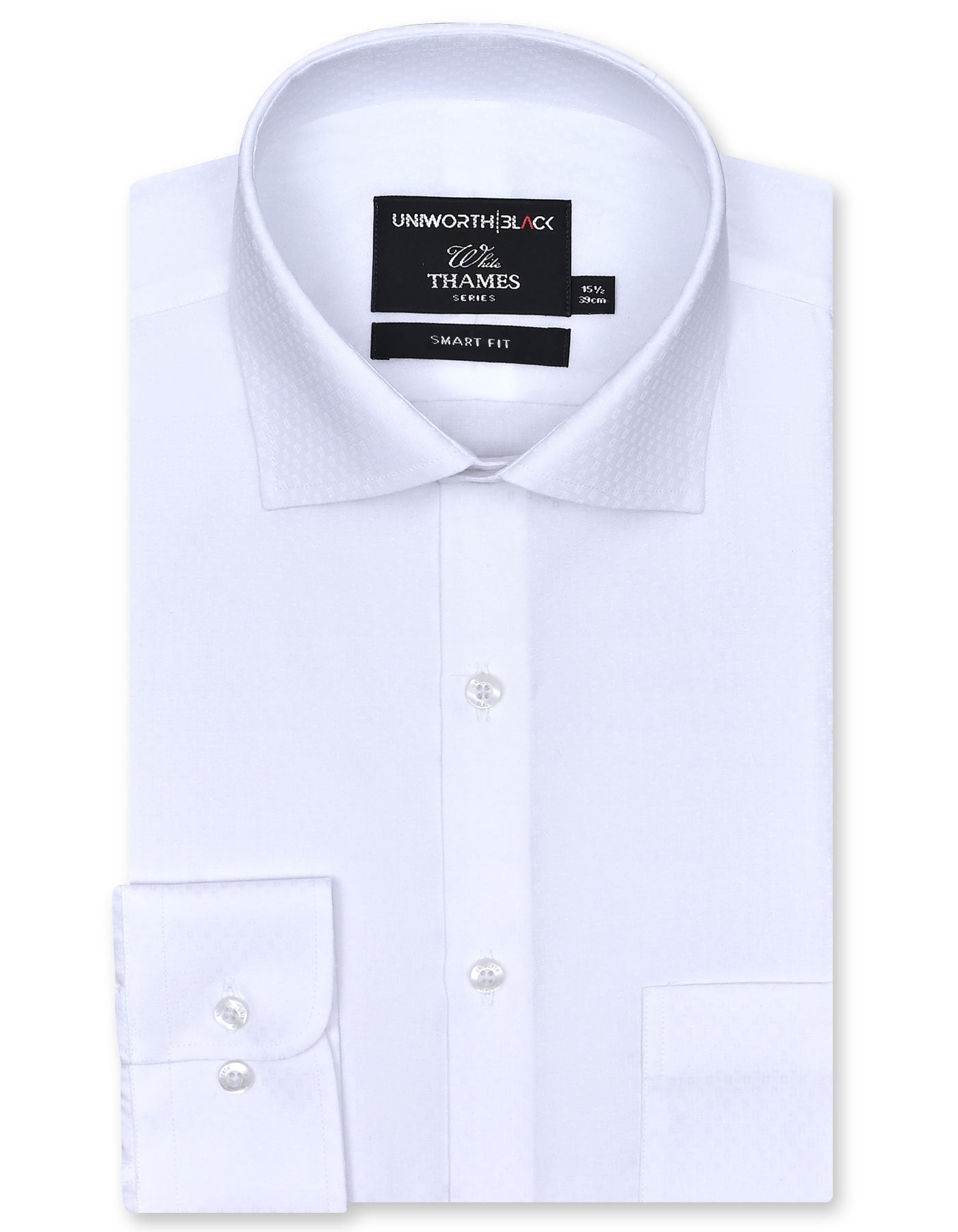 Self White Tailored Smart Fit Shirt FS20452SF-14.5