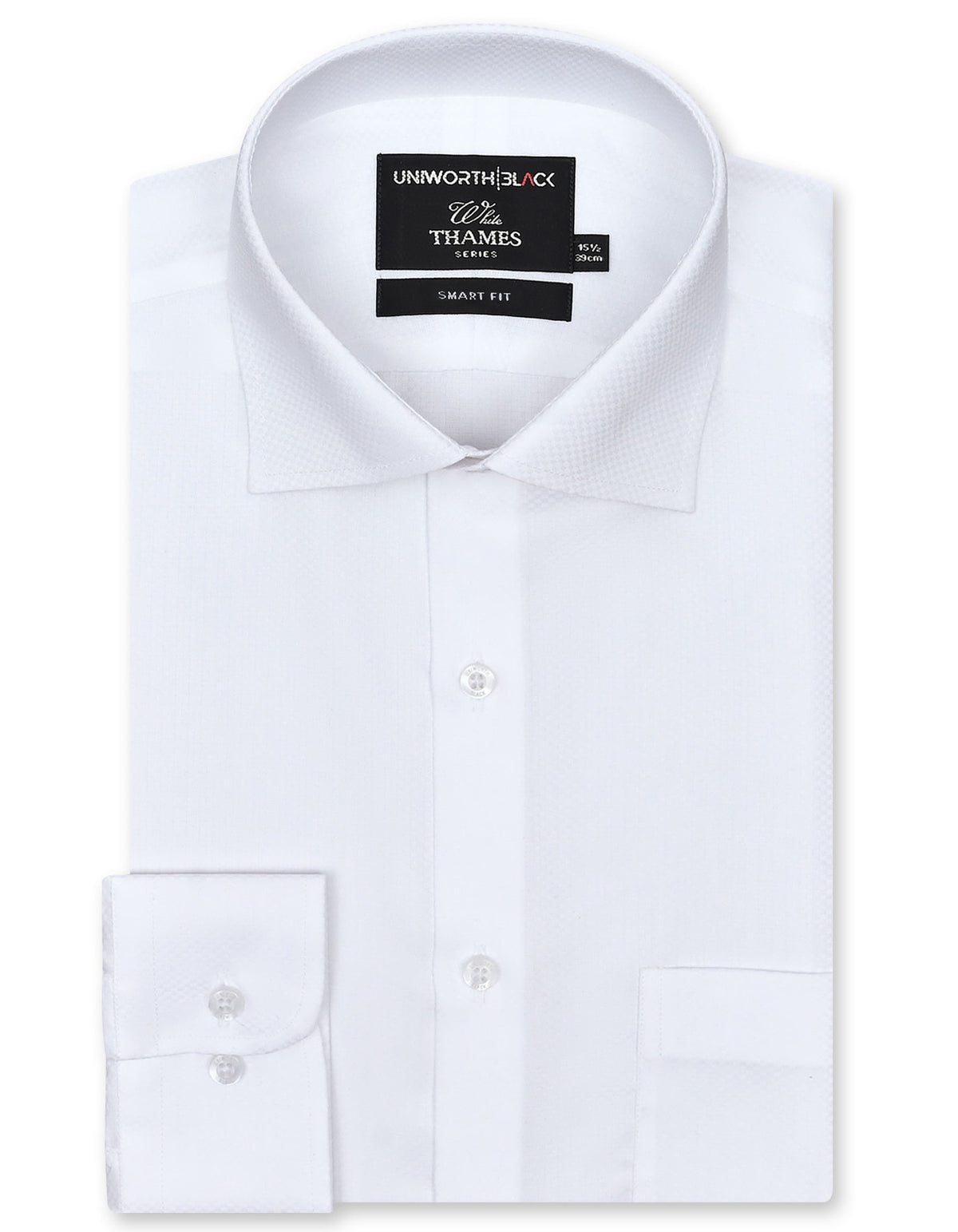 Self White Tailored Smart Fit Shirt FS20453SF-14.5