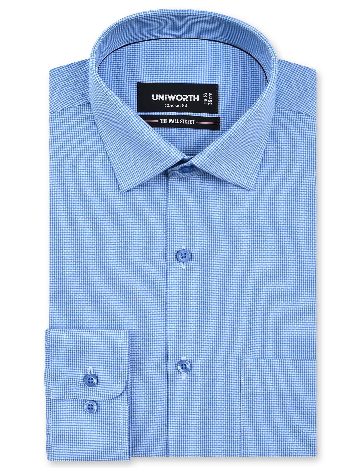 Self Sky Classic Fit Shirt FS20455RF-14.5