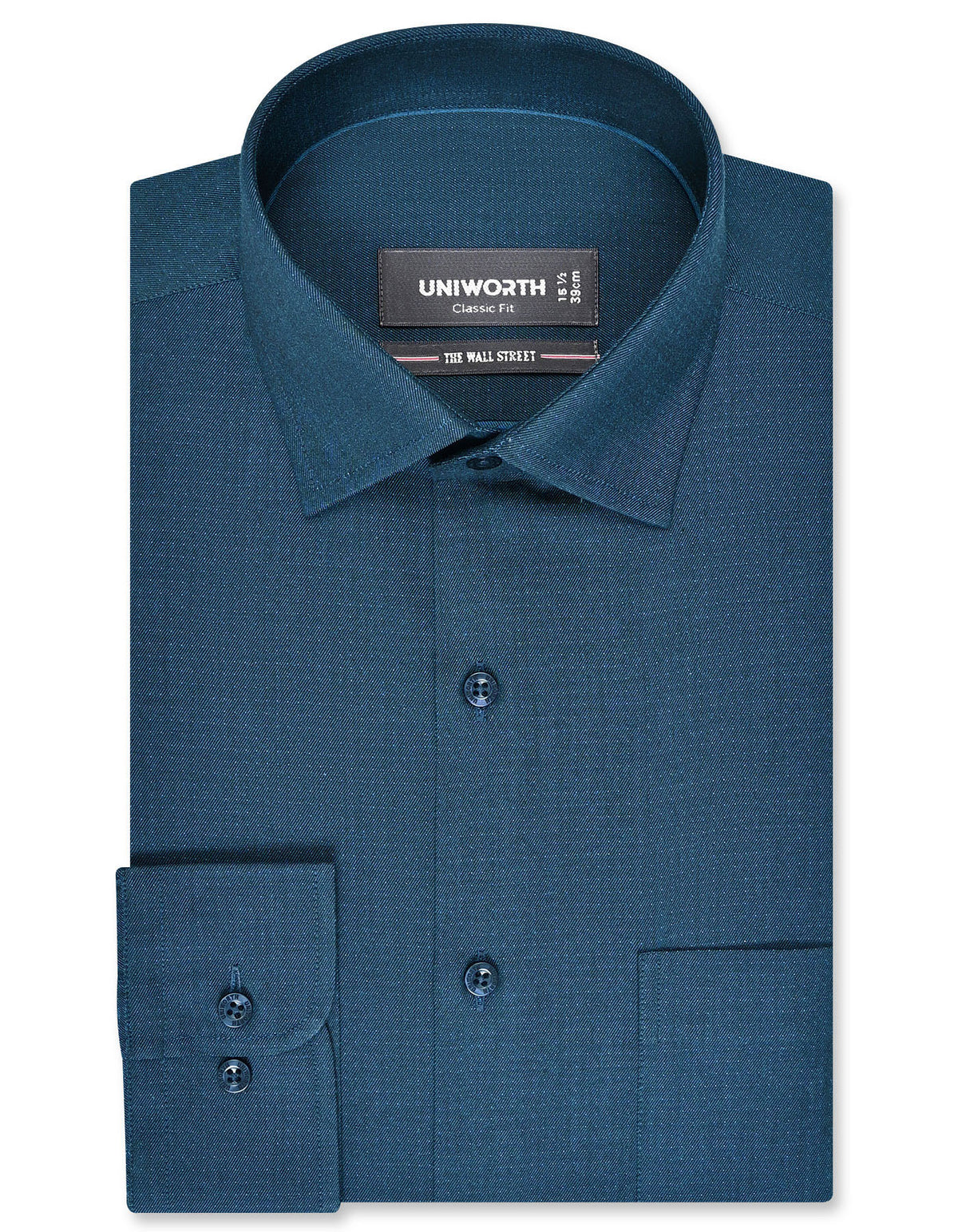 Self D Blue Classic Fit Shirt FS20457RF-14.5