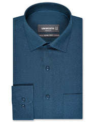 Self D Blue Classic Fit Shirt FS20457RF-14.5