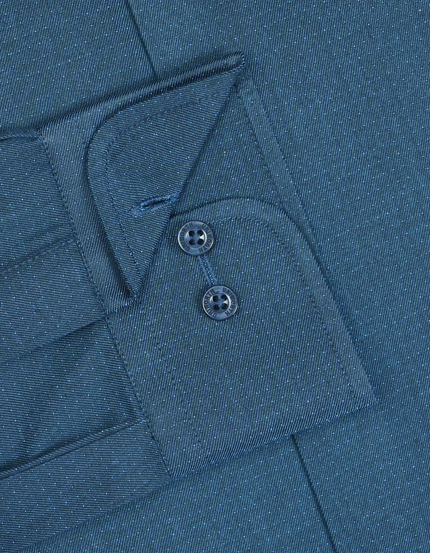 Self D Blue Tailored Smart Fit Shirt FS20457SF-15.5