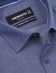Self D Navy Classic Fit Shirt FS20458RF-15