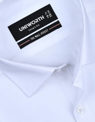 Self White Tailored Smart Fit Shirt FS20460SF-15
