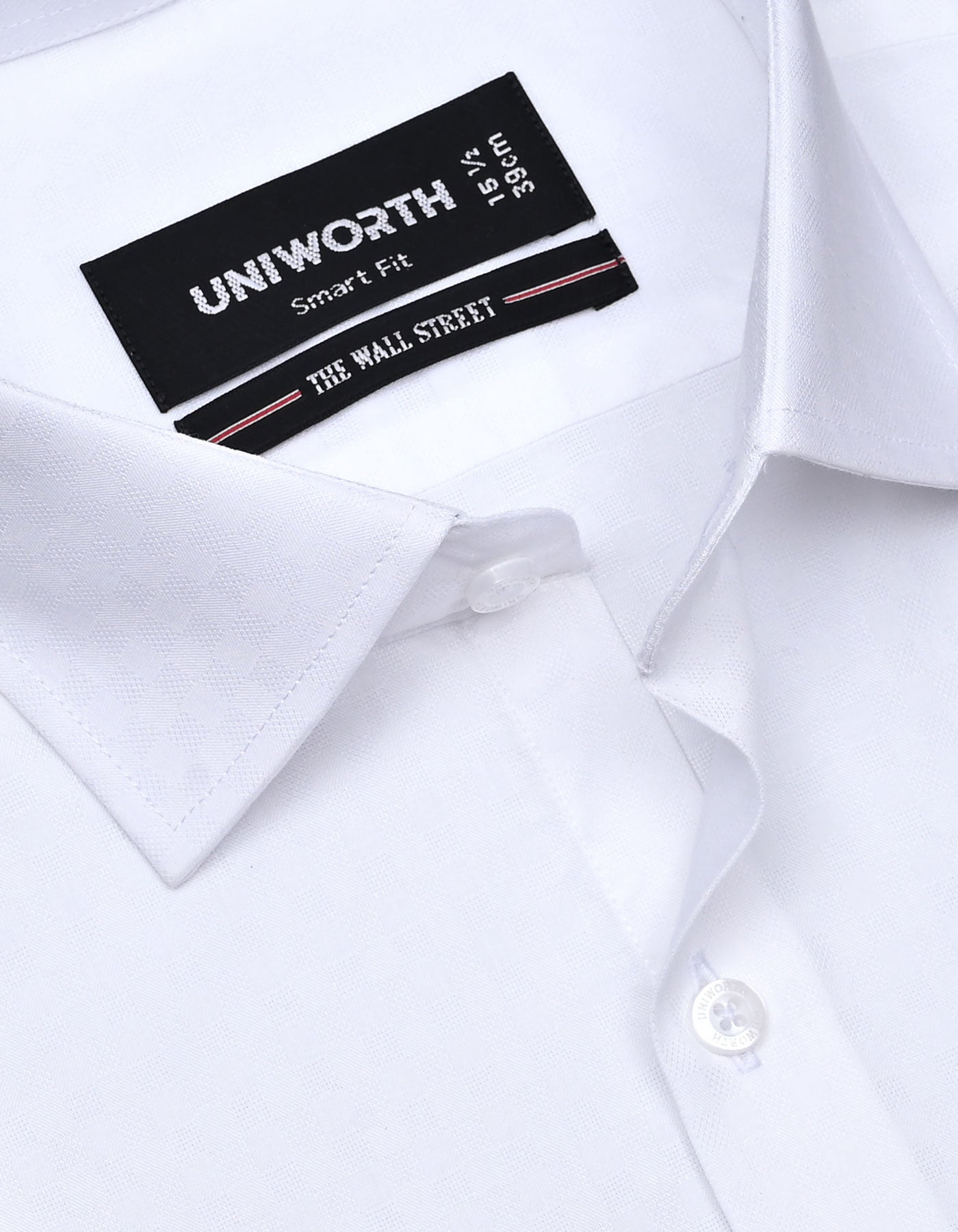 Self White Tailored Smart Fit Shirt FS20461SF-15