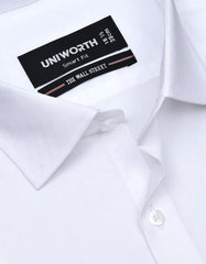 Self White Tailored Smart Fit Shirt FS20461SF-15