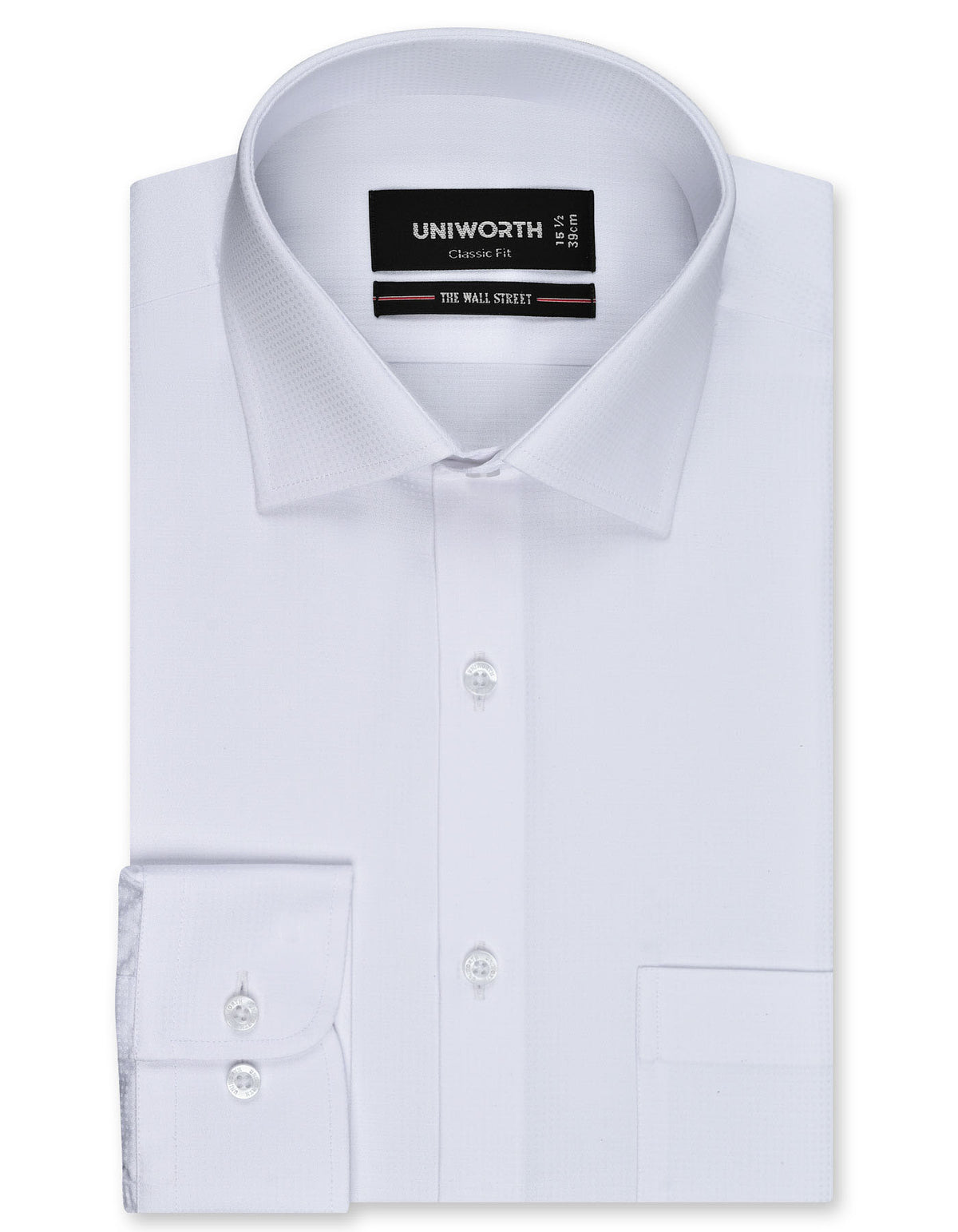 Self White Classic Fit Shirt FS20462RF-14.5