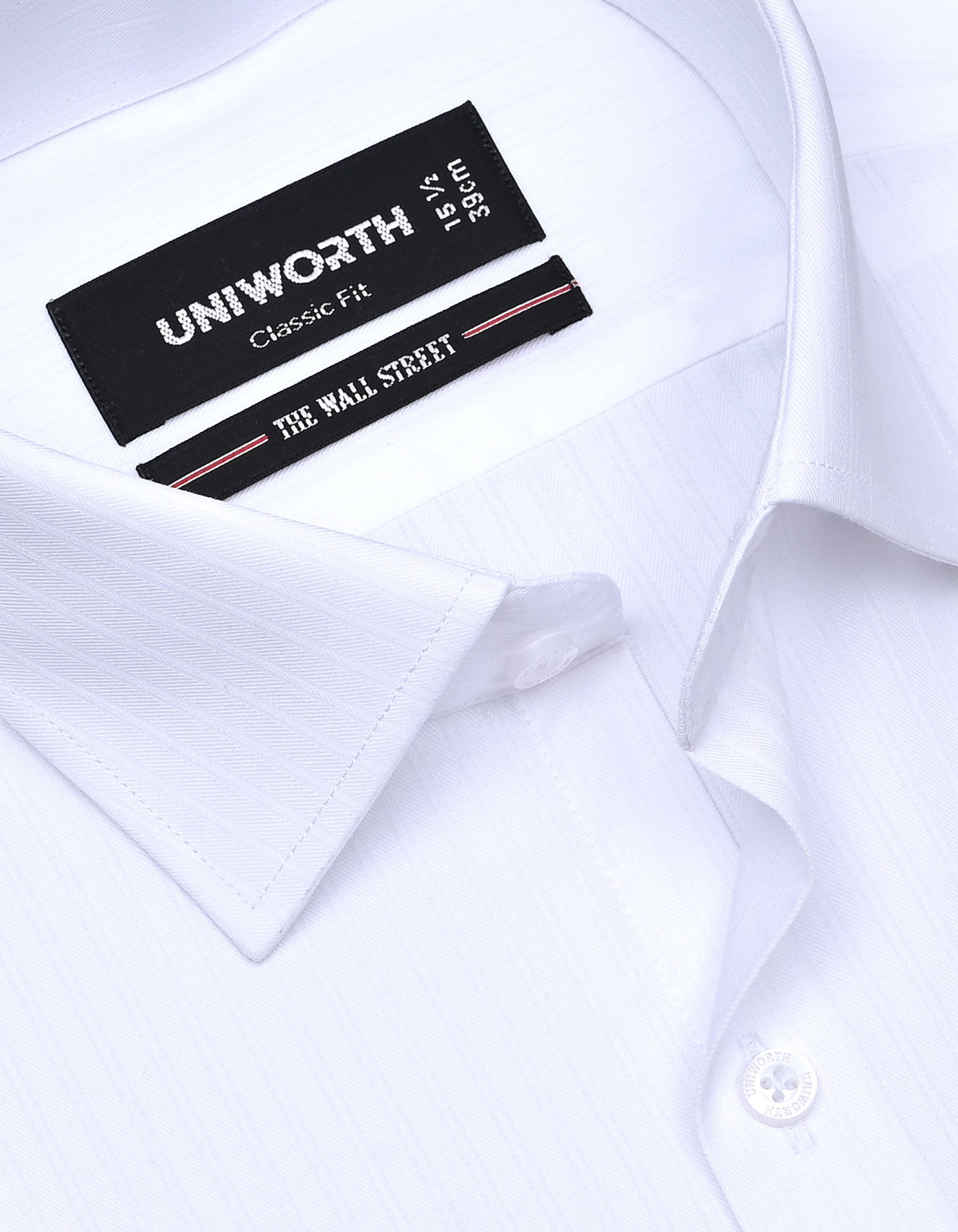 Self White Classic Fit Shirt FS20463RF-15