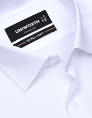 Self White Classic Fit Shirt FS20463RF-15