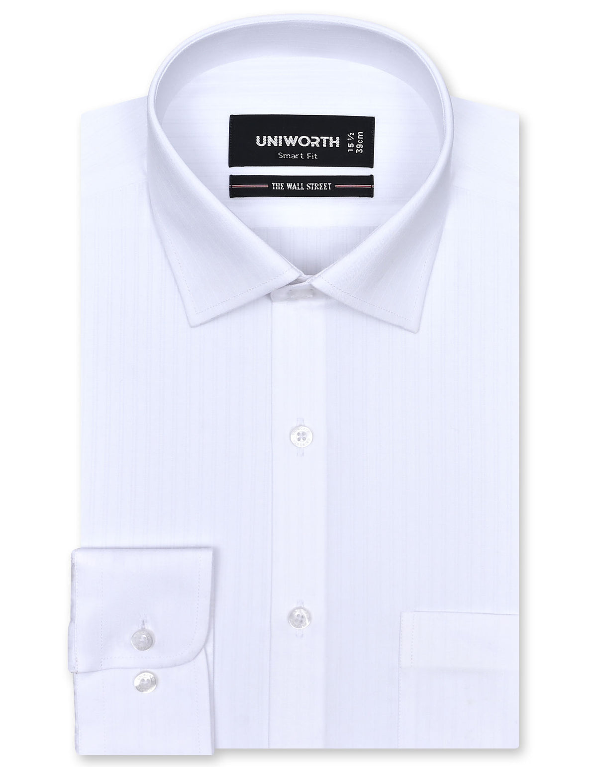 Self White Tailored Smart Fit Shirt FS20463SF-14.5