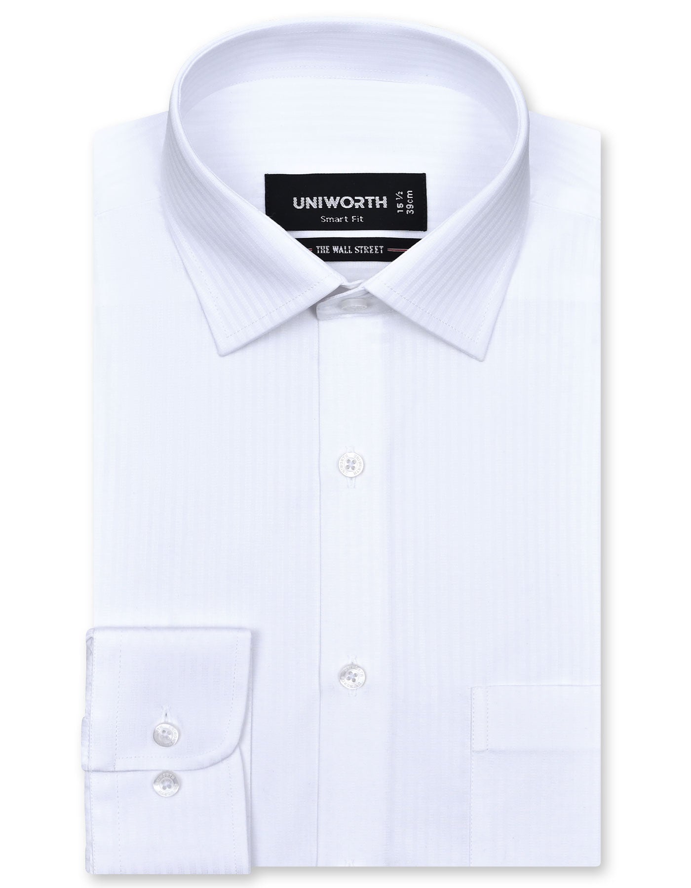 Self White Tailored Smart Fit Shirt FS20464SF-14.5