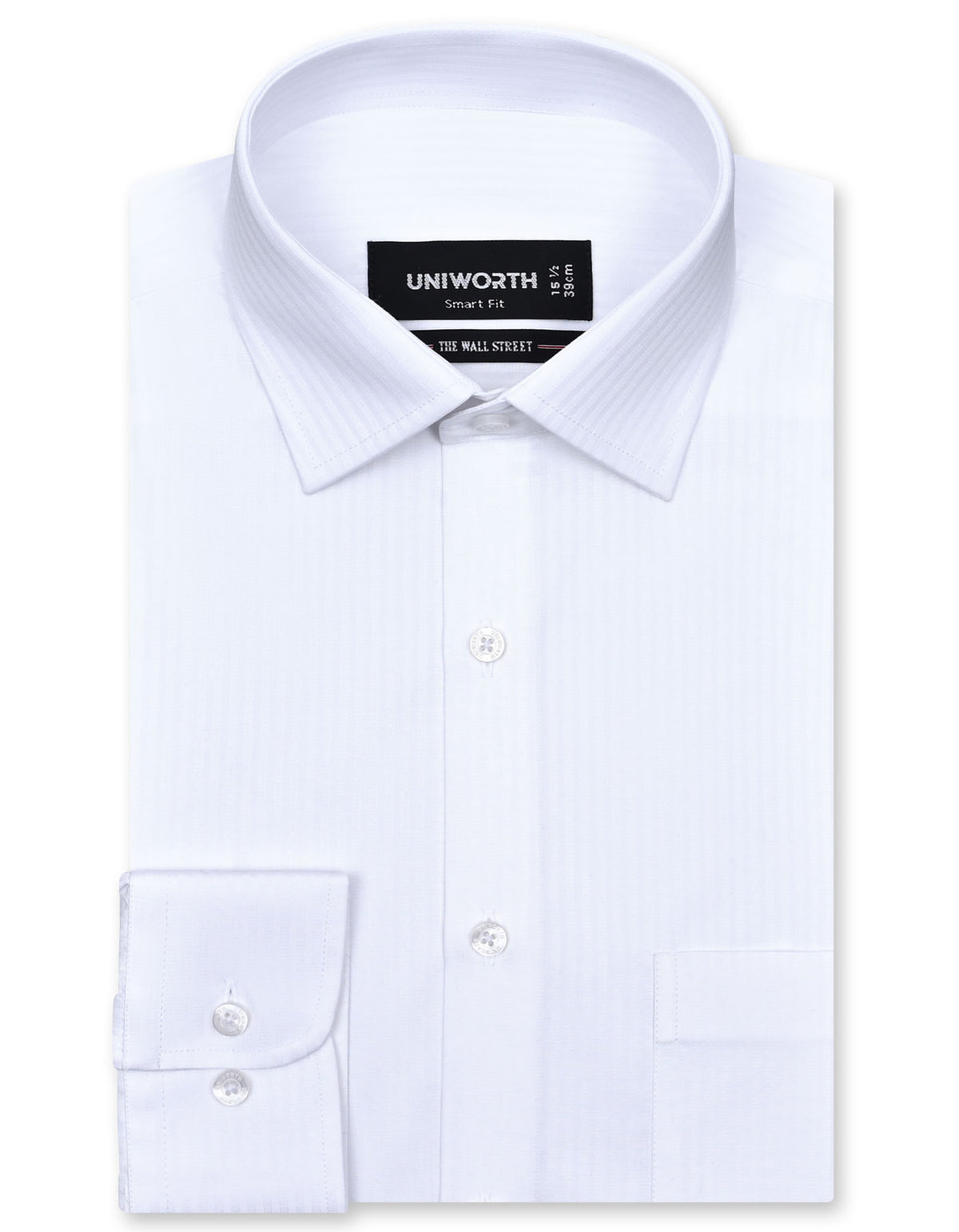 Self White Tailored Smart Fit Shirt FS20464SF-14.5