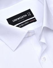 Self White Classic Fit Shirt FS20465RF-15