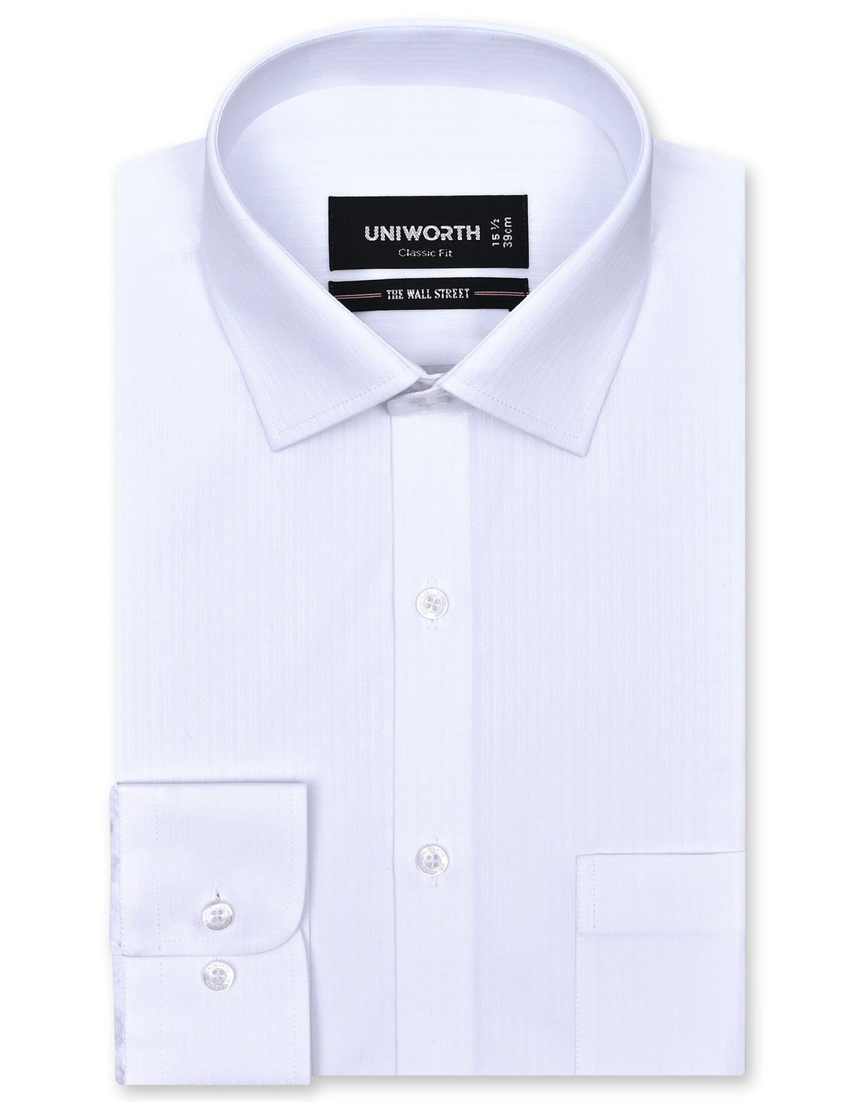 Self White Classic Fit Shirt FS20465RF-14.5