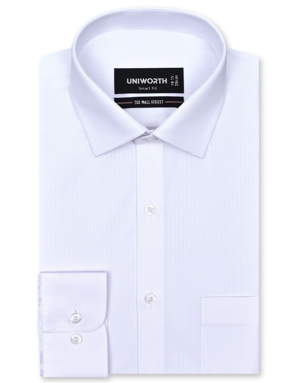 Self White Tailored Smart Fit Shirt FS20465SF-14.5