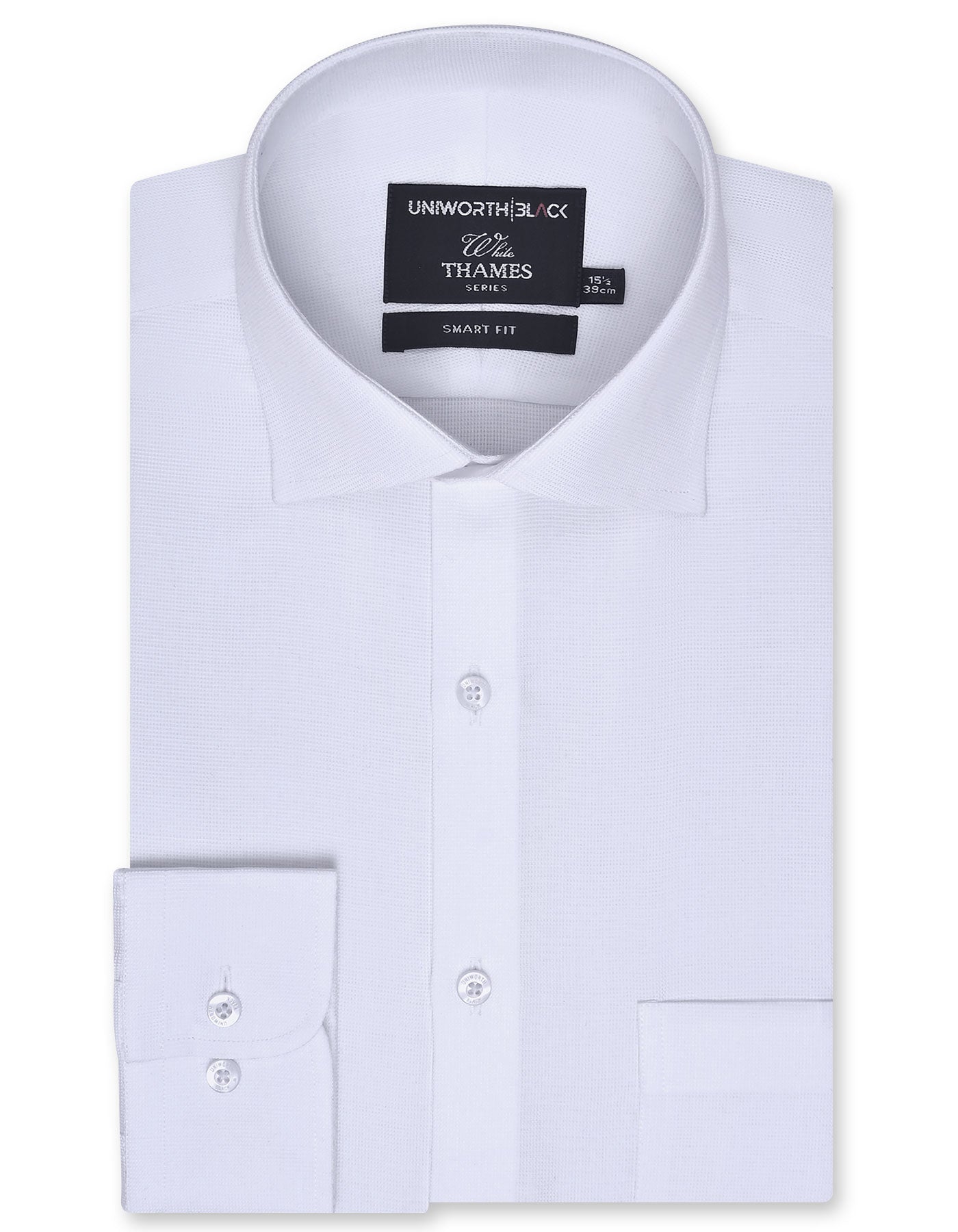 Self White Classic Fit Shirt FS20466RF-14.5