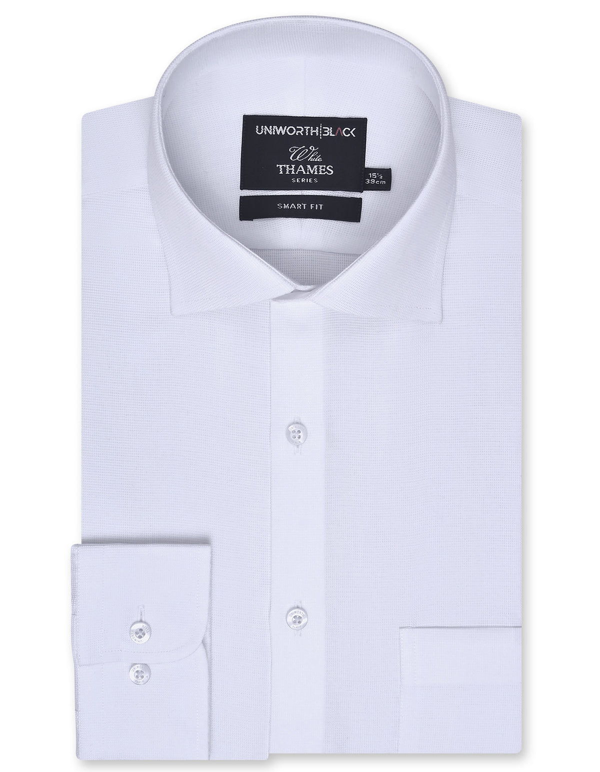 Self White Tailored Smart Fit Shirt FS20466SF-14.5