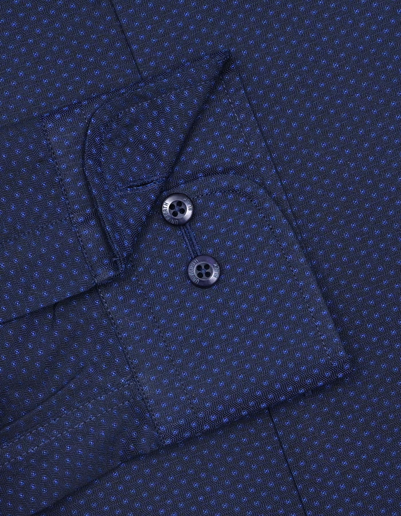 Self Navy Tailored Smart Fit Shirt FS20467SF-15.5