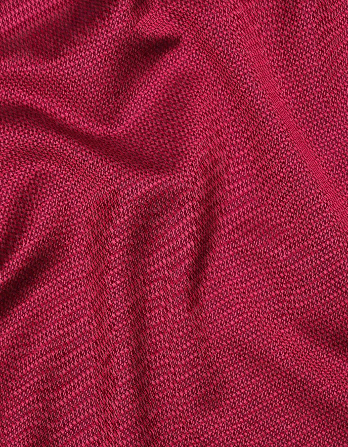 Self Maroon Tailored Smart Fit Shirt FS20468SF-16