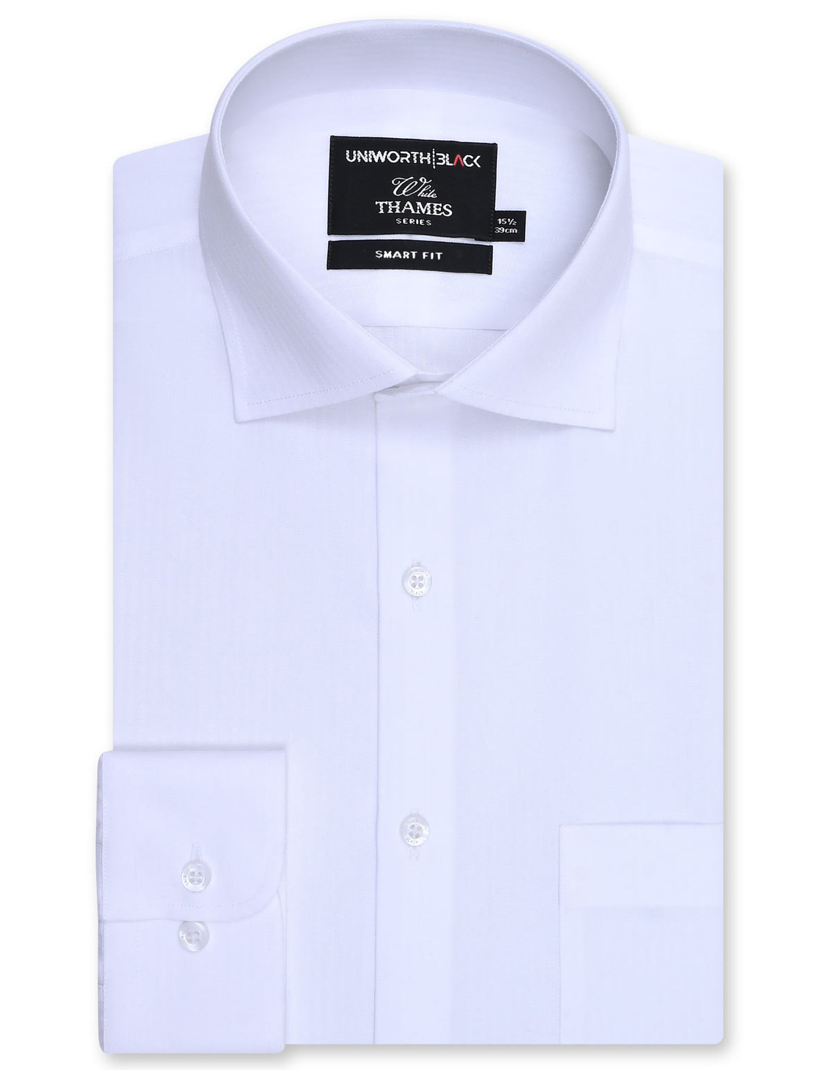 Self White Tailored Smart Fit Shirt FS20470SF-14.5