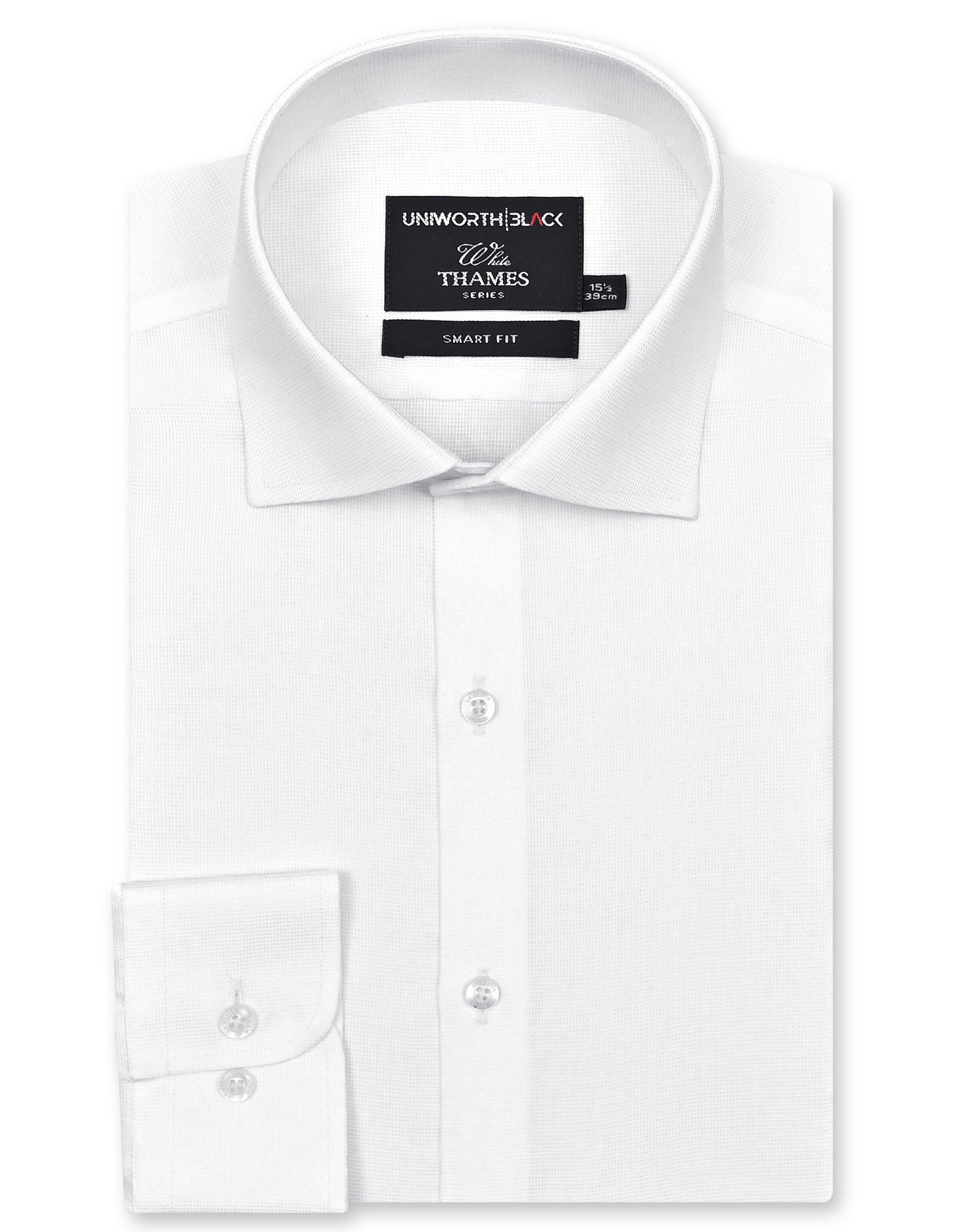 Self White Tailored Smart Fit Shirt FS20471SF-14.5