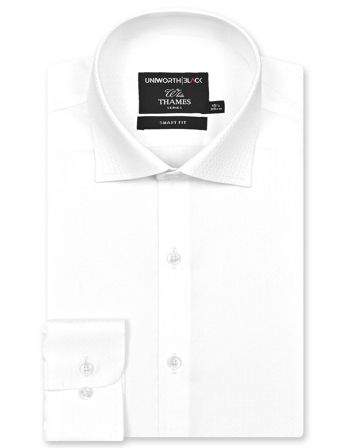 Self White Tailored Smart Fit Shirt FS20472SF-14.5