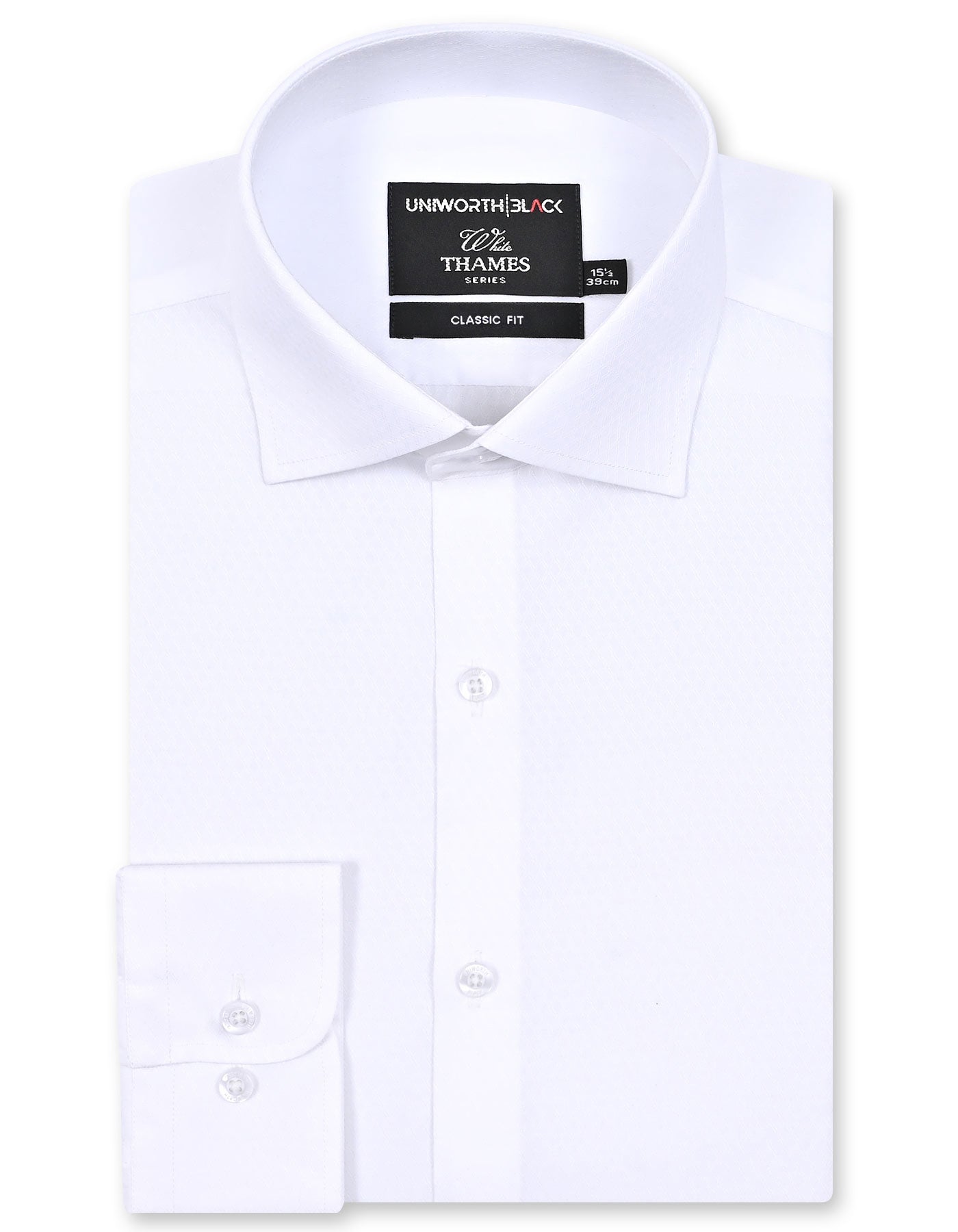 Self White Classic Fit Shirt FS20476RF-14.5