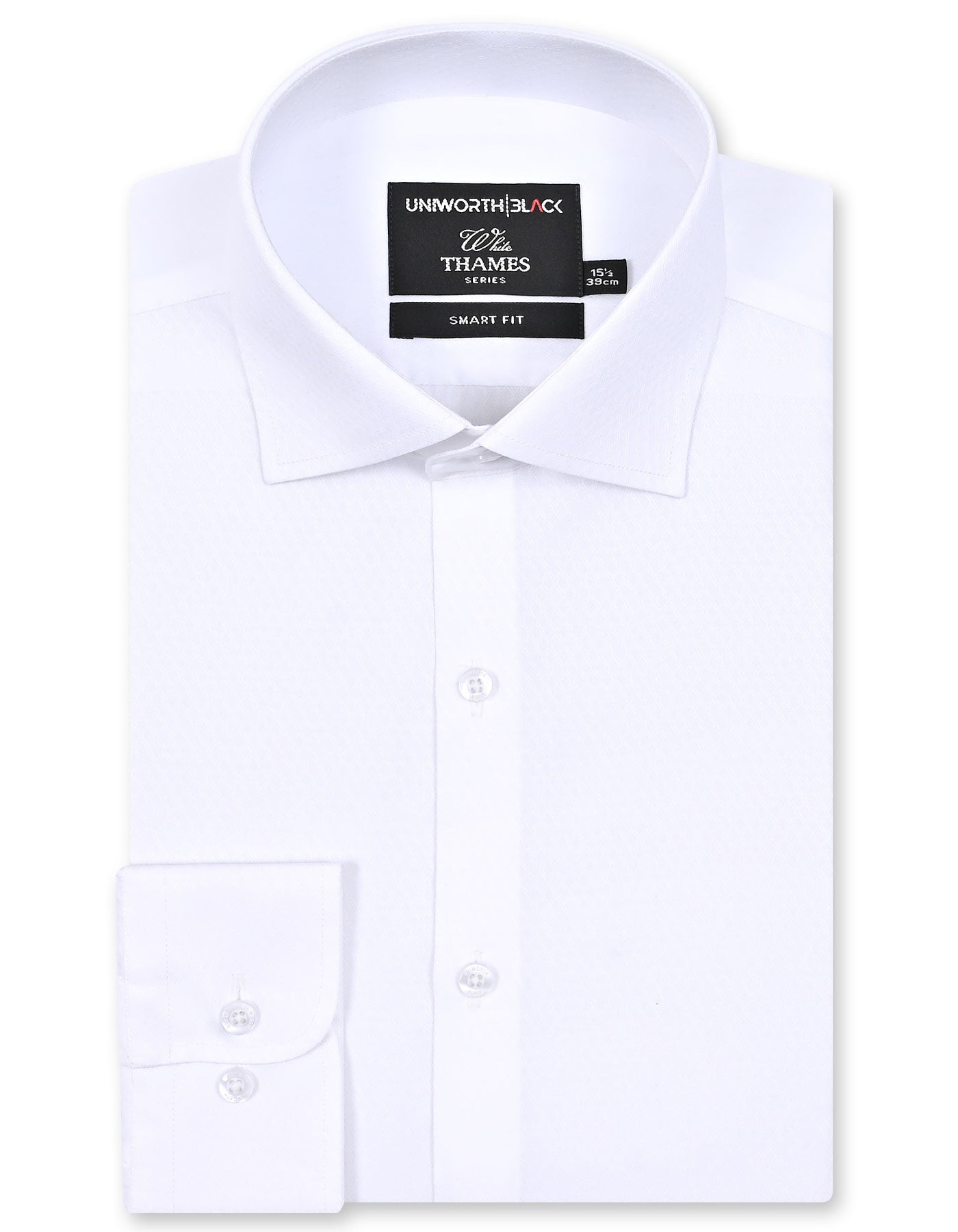 Self White Tailored Smart Fit Shirt FS20476SF-14.5