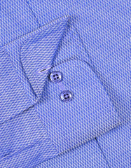 Self D Blue Classic Fit Shirt FS20481RF-15.5